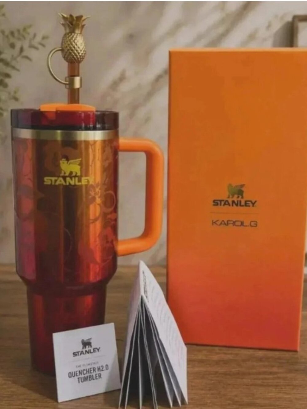 The Stanley 1913 x KAROL G 40 oz Quencher H2.O FlowState